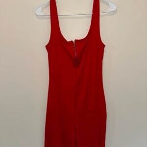 Heart Hips Red Bodycon Mini Shorts Scoop Neck